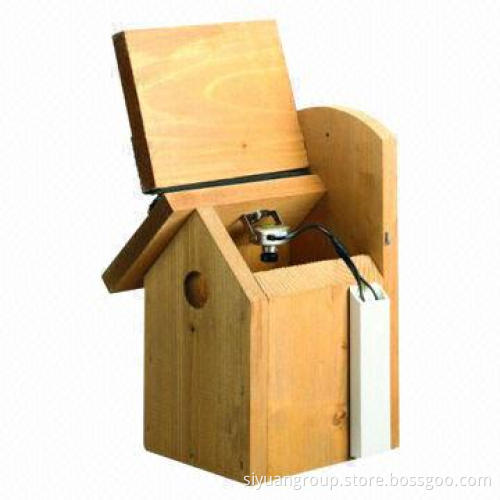 FSC Fir Bird House Camera with CMOS Image Sensor and 380TVL Resolution, Wire Camera System